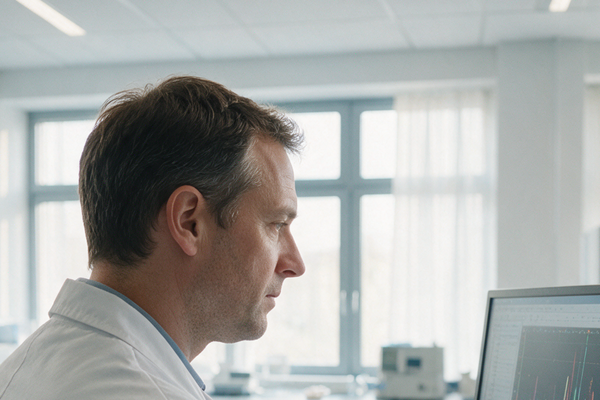 Auswertung der Sequenzierdaten am Bildschirm